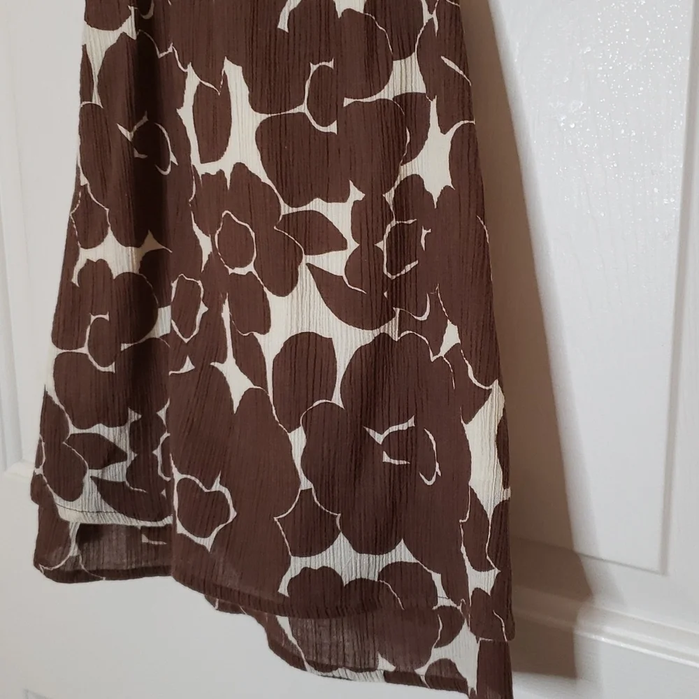 Genuine Kids OshKosh Brown Floral Dress NWT Size 3T - Picture 5 of 10